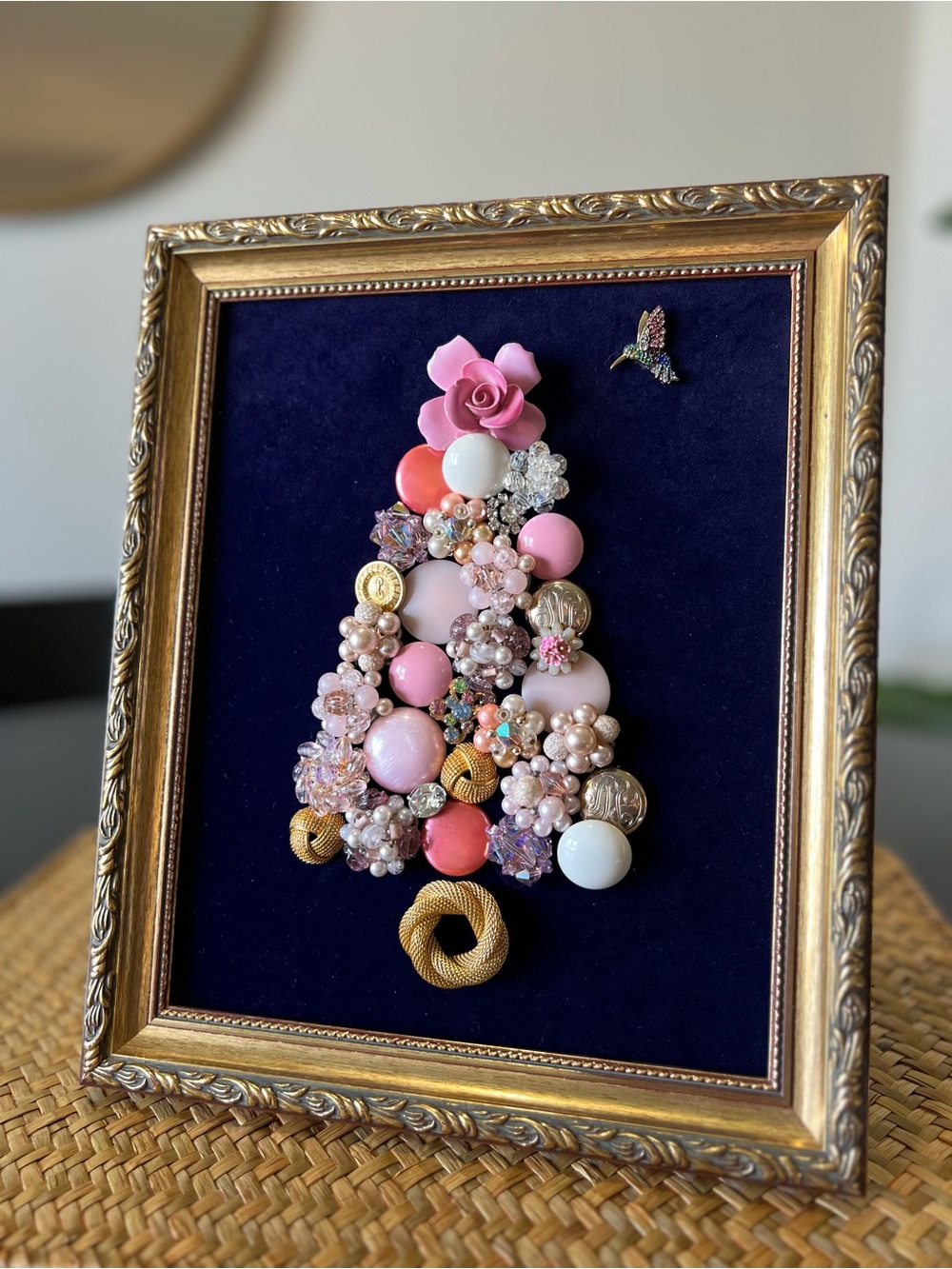 Upcycled Vintage Jewelry Art
